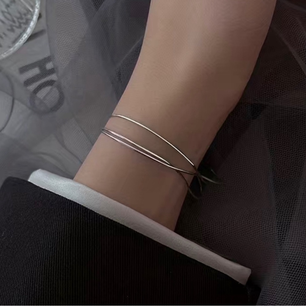 NWT Sterling Silver Layer Bracelet/Anklet - Picture 4 of 4